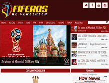 Tablet Screenshot of fiferosdevenezuela.com